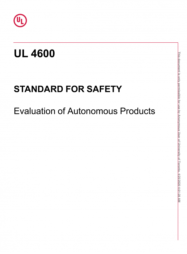 UL 4600 PDF UL 4600 PDF
